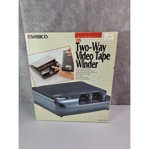 Vintage 1990's AMBICO Automatic VHS Two Way Video Tape Winder NEW OPEN BOX